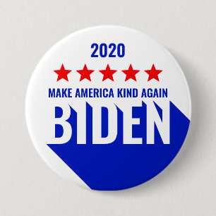 Badge Rond 7,6 Cm Biden 2020 Election Make America Kind Again