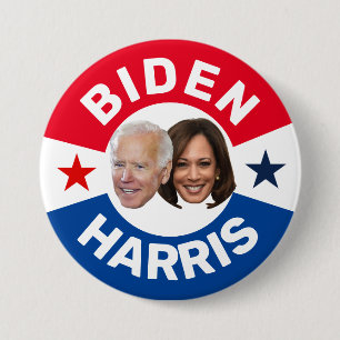 BADGE ROND 7,6 CM BIDEN / HARRIS