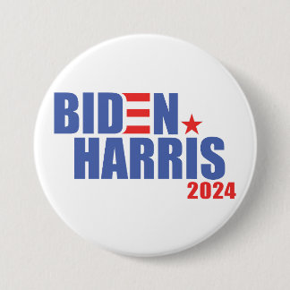 Badge Rond 7,6 Cm Biden / Harris 2024