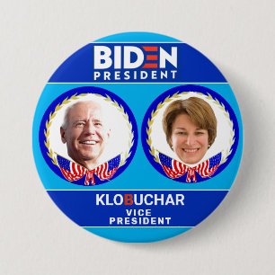 Badge Rond 7,6 Cm Biden/Klobuchar 2020