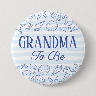 Badge Rond 7,6 Cm Bientôt à toi bébé Shower Grand-mère à venir