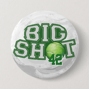 Badge Rond 7,6 Cm Big Shot Tennis Ball