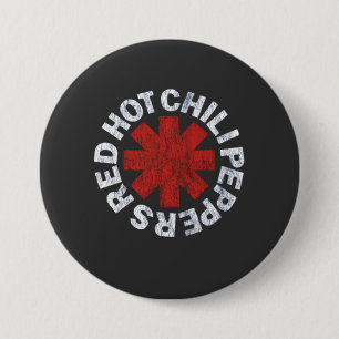 Badge Rond 7,6 Cm Black Hot Peppers Rock Band Graphisme Nouveau