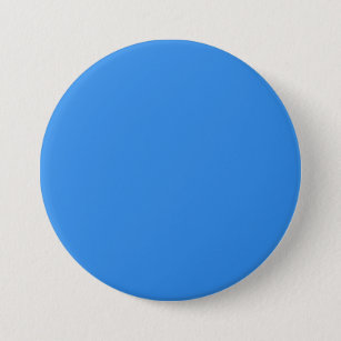 Badge Rond 7,6 Cm Bleu de France (couleur solide)
