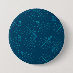 Badge Rond 7,6 Cm Bleu, moderne, simple concept de célébration de 
