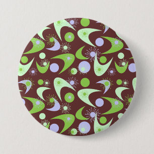 Badge Rond 7,6 Cm Boomerangs rétro