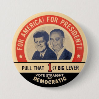 Badge Rond 7,6 Cm Borne commémorative 1960 de JFK