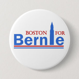 Badge Rond 7,6 Cm Boston pour Bernie
