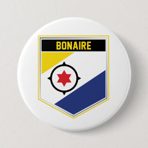 Badge Rond 7,6 Cm Bouclier indicateur Bonaire