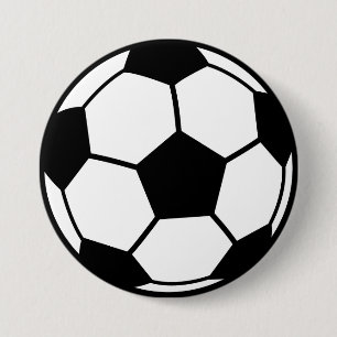 Badge Rond 7,6 Cm Boule de football