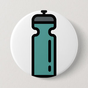 Badge Rond 7,6 Cm bouteille d'eau