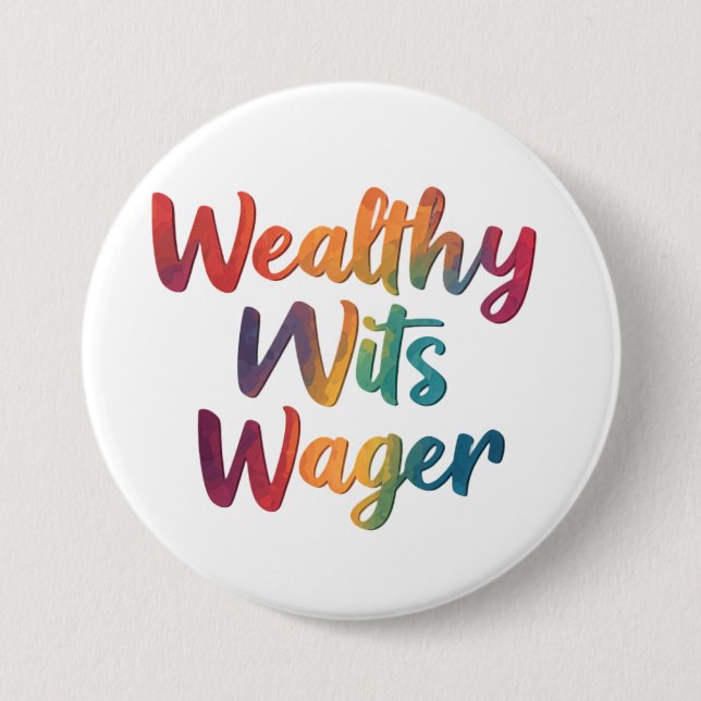 Badge Rond 7,6 Cm Bouton (Devant)