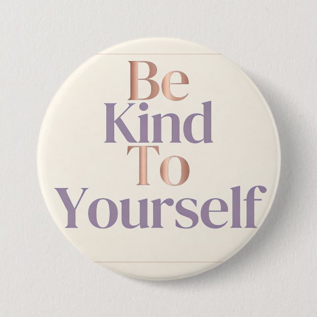 Badge Rond 7,6 Cm Bouton (Devant)
