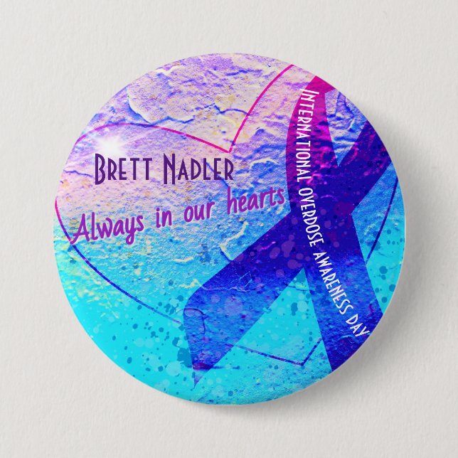 Badge Rond 7,6 Cm Bouton (Devant)