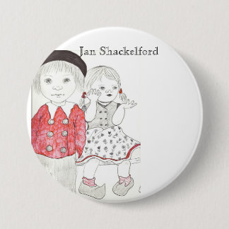 Badge Rond 7,6 Cm Bouton #14 de bébé de janv. Shackelford