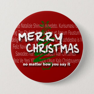 Badge Rond 7,6 Cm Bouton 1 de Noël de CMN
