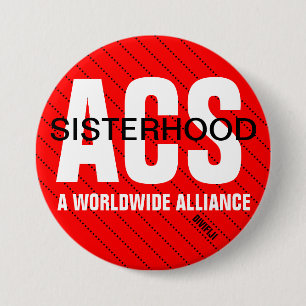 Badge Rond 7,6 Cm Bouton 2-3inches de fraternité d'ACS