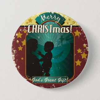 Badge Rond 7,6 Cm Bouton 2 de Noël de CMN