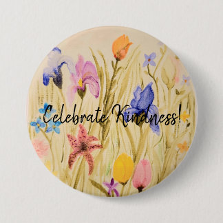Badge Rond 7,6 Cm Bouton 31/2" Celebrate Kindness