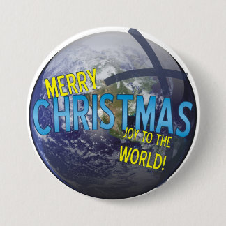Badge Rond 7,6 Cm Bouton 4 de Noël de CMN
