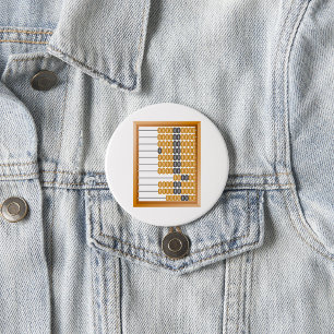 Badge Rond 7,6 Cm Bouton Abacus