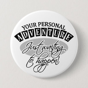 Badge Rond 7,6 Cm Bouton AVENTURE