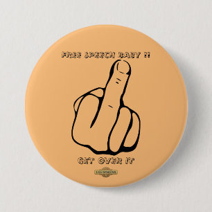 Badge Rond 7,6 Cm bouton "BÉBÉ DE LA LIBRE PAROLE"