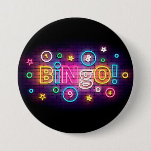 Badge Rond 7,6 Cm Bouton Bingo Blackout