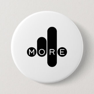 Badge Rond 7,6 Cm Bouton bleu liberté financière