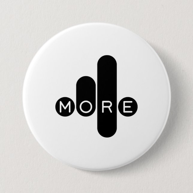 Badge Rond 7,6 Cm Bouton bleu liberté financière (Devant)