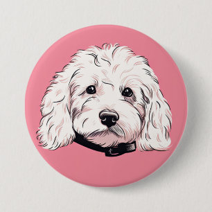 Badge Rond 7,6 Cm Bouton Bouton Bouton Bouton de chien de marque bla