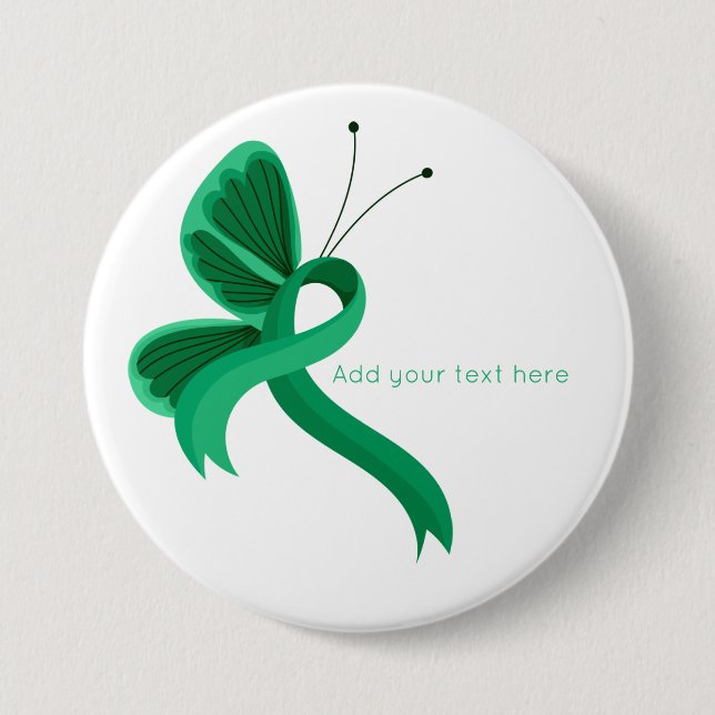 Badge Rond 7,6 Cm Bouton Bouton Bouton de ruban Jade Awareness (Devant)
