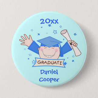 Badge Rond 7,6 Cm Bouton Bouton Garçons de la maternelle personnalis