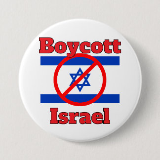 Badge Rond 7,6 Cm Bouton Boycott Israël