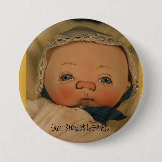 Badge Rond 7,6 Cm Bouton Brielle de bébé de janv. Shackelford