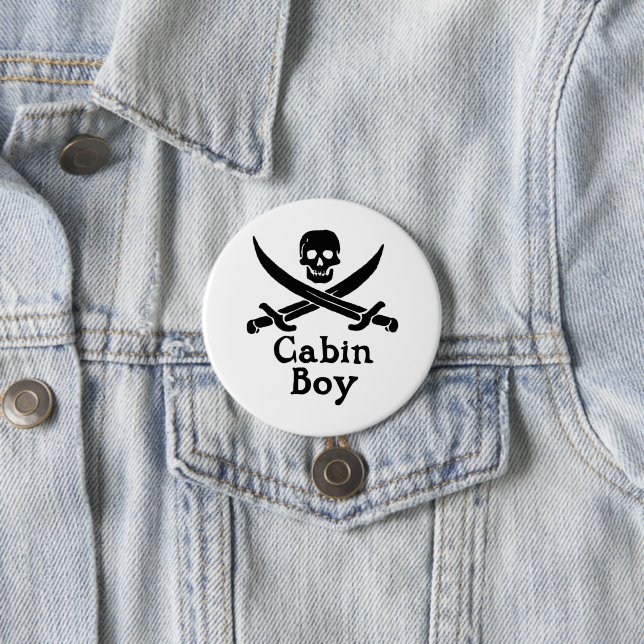 Badge Rond 7,6 Cm Bouton cabine (En situation)