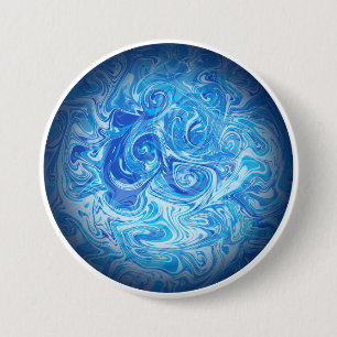 Badge Rond 7,6 Cm Bouton Calme des Marées