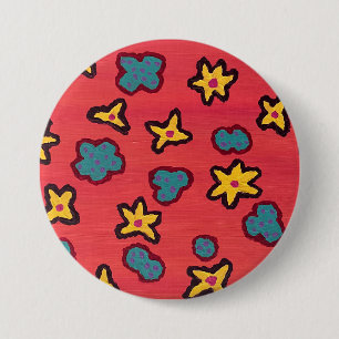 Badge Rond 7,6 Cm bouton Calypso