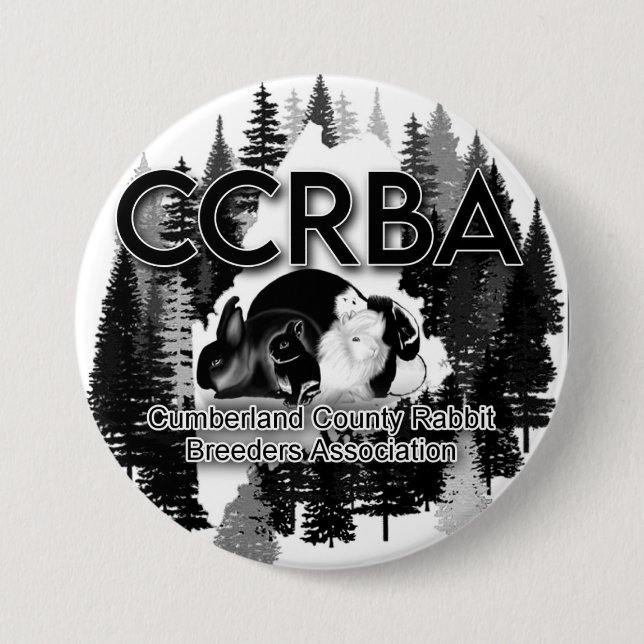 Badge Rond 7,6 Cm Bouton CCRBA (Devant)