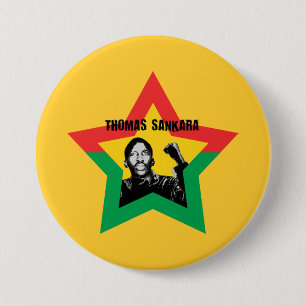 Badge Rond 7,6 Cm Bouton "Che" de Thomas Sankara