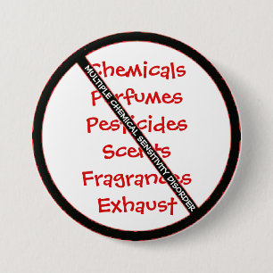 Badge Rond 7,6 Cm Bouton chimique multiple du désordre MCSD de