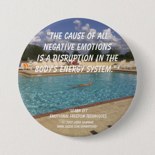 BADGE ROND 7,6 CM BOUTON CURATIF D'INDIVIDU D'EF-T (Devant)