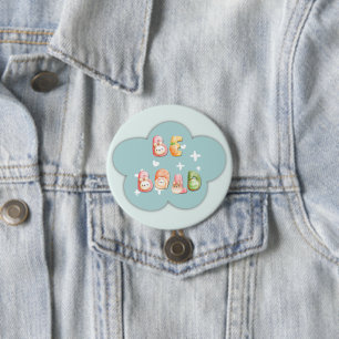 Badge Rond 7,6 Cm Bouton Cute   Soyez gras
