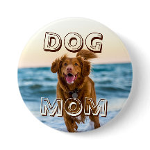 Bouton d'amour pour maman de chien
