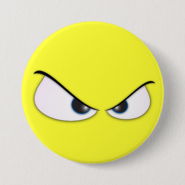 Badge Rond 7,6 Cm Bouton d'AngryEyes (Devant)