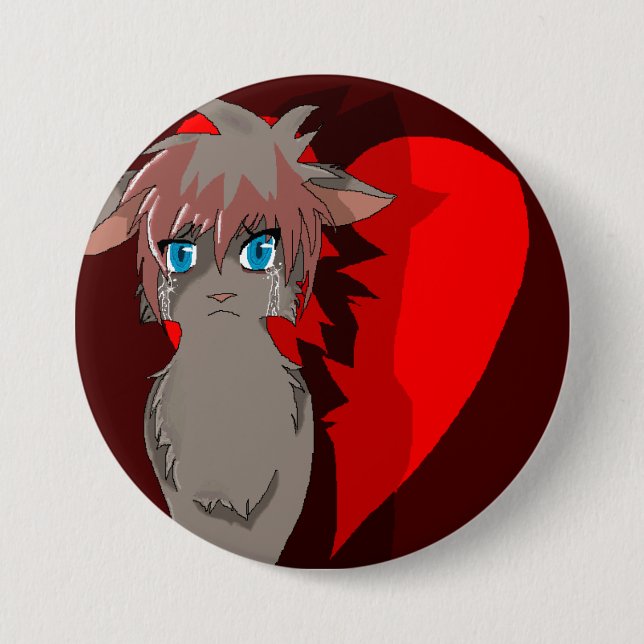 Badge Rond 7,6 Cm bouton d'ashfur (Devant)