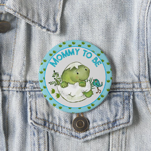 Badge Rond 7,6 Cm Bouton de Baby Shower Maman à Devenir Mignonne ave