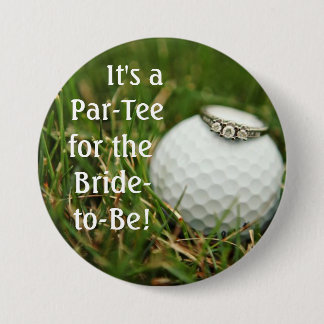 Badge Rond 7,6 Cm bouton de bachelorette de golf