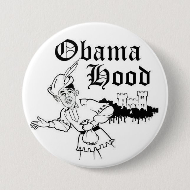Badge Rond 7,6 Cm Bouton de capot d'Obama (Devant)