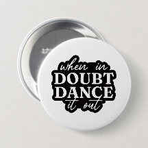 Bouton de citation de danse motivante